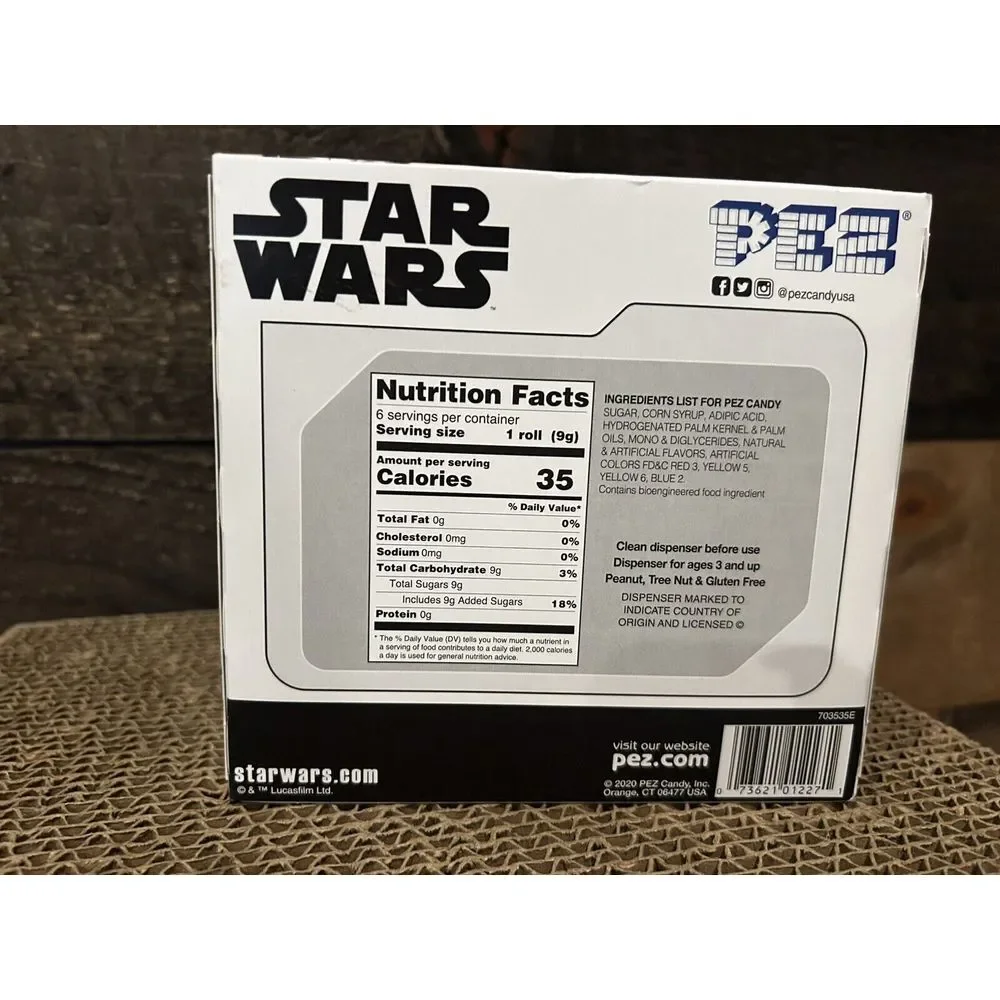 Boxed Gift Set of 2 STAR WARS Mandalorian PEZ DISPENSERS NEW Baby Yoda the Child
